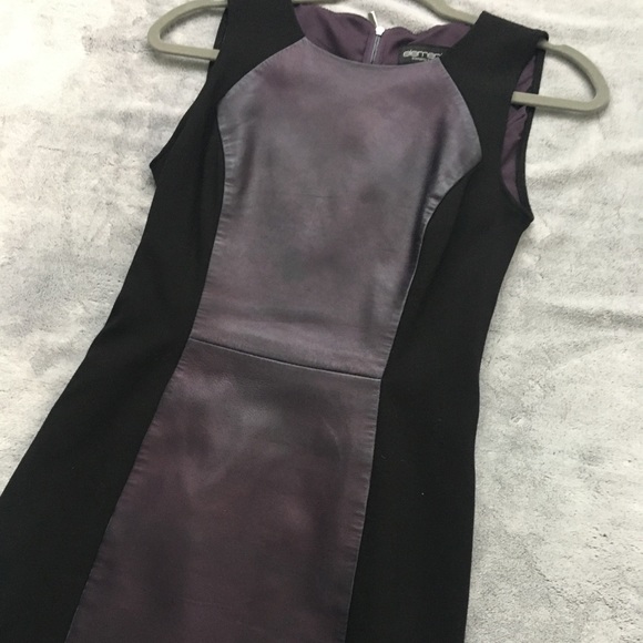 Leather Accent Dress - Picture 5 of 7